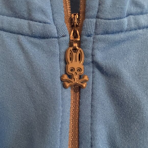 Pyscho Bunny Blue Quarter Zip - Picture 1 of 7